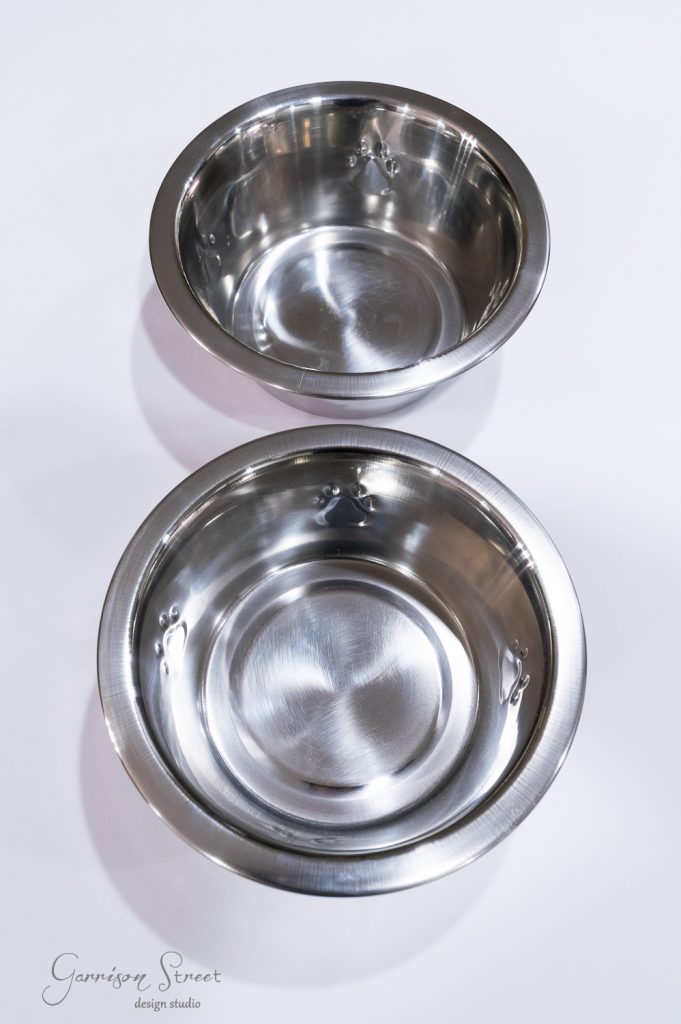 DIY Raised Dog Bowls - Garrison Street Design Studio