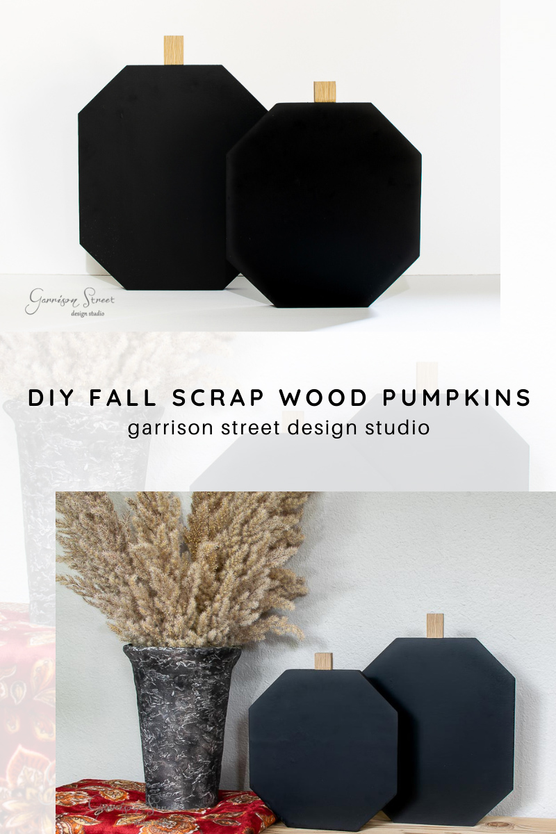 DIY Scrap Wood Pumpkins - Garrison Street Design Studio
