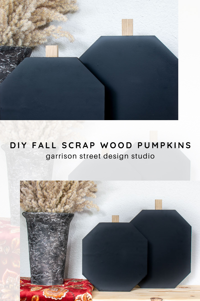 DIY Scrap Wood Pumpkins - Garrison Street Design Studio